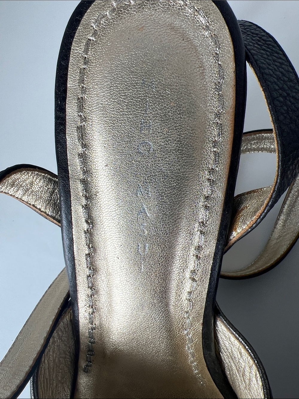 Miho Masui Italian leather peep toe heels - Picture 12 of 14